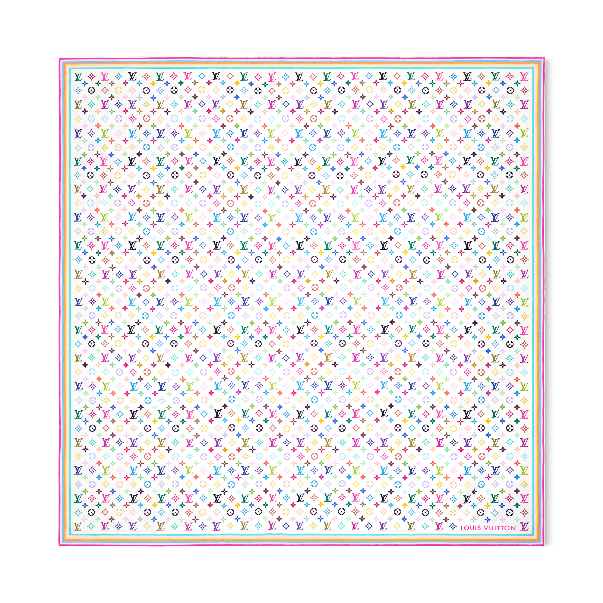 LV x TM Xale em Monogram Colorido S00 - Acessórios | LOUIS VUITTON ®